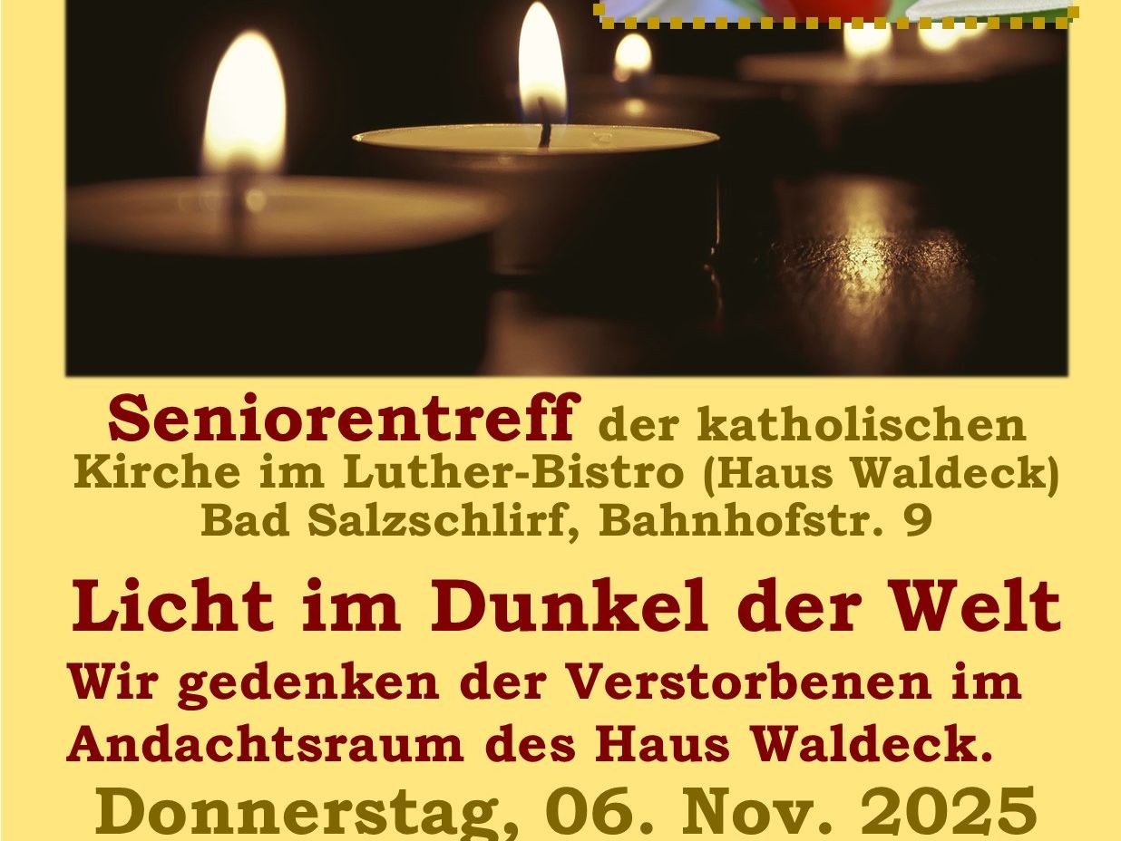 Seniorentreff St. Vitus, Luther-Bistro Bad Salzschlirf