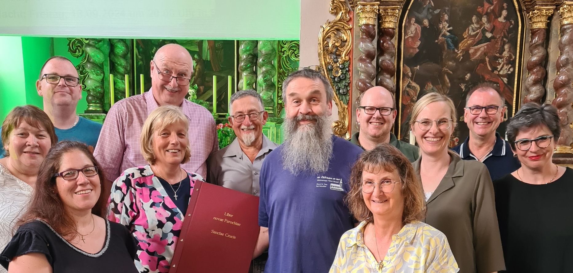 Buchübergabe von Eichenau an Bad Salzschlirf 