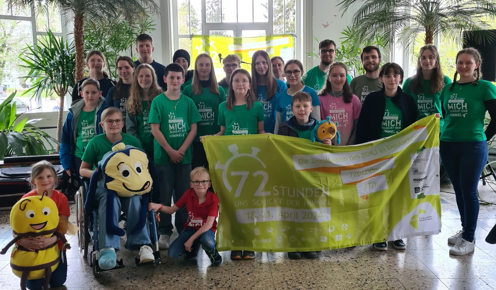 72-h Aktion: Ministranten bereiteten ein inklusives Fest vor in Bad Salzschlirf